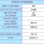 FESCO total charges